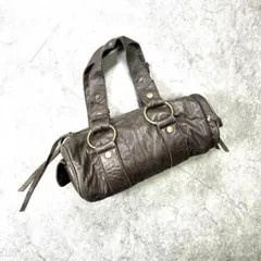 00s【archive】gimmick mini Boston bag/Y2K/