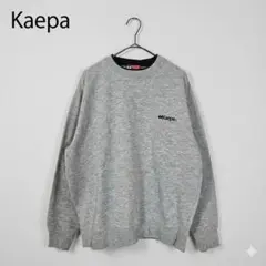 Kaepa ケイパ 刺繍ロゴ クルーネックスウェット グレー Mサイズのサムネイル