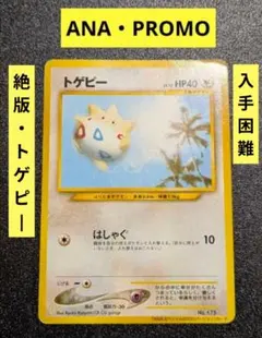 トゲピー_ANAポケモンジェット「ジェットでゲットだ！2000」 プレゼントカ…