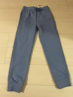 新品　140cmH&M ライトブルー 長ズボン裏起毛パンツ