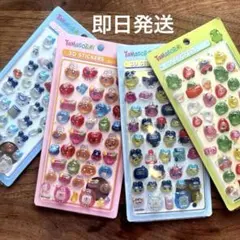 たまごっち/固いシール/3Dシール⭐︎4枚セット⭐︎ボンボンドロップシール