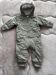 【試着のみ】babyGAPフード付あったかカバーオール