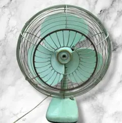 扇風機　昭和レトロ　オブジェ　ヴィンテージ　三菱　シャビー　緑　レトロポップ 扇風機 昭和レトロ オブジェ ヴィンテージ 三菱 シャビー 緑 レトロ