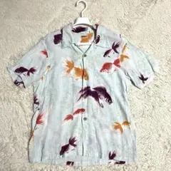東洋 SUN SURF サンサーフ　アロハシャツ 和柄 金魚 サイズＭ Lot No. SS38802 / RAYON HAWAIIAN SHIRT “GOLDFISH” - SUN SURF