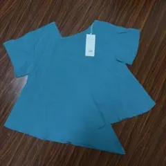 AZUL 夏　トップス　カットソー　ターコイズブルー系