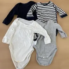 UNIQLO 長袖　ボディスーツ　70cm 4枚セット