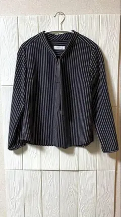 GREEN LABEL RELAXING ストライプ長袖シャツ