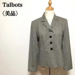 【美品】Talbots タルボット ウールジャケット チェック柄 USA製 古着のサムネイル