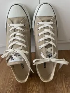 SALE‼️CONVERSE ALL STAR ローカット ベージュ 8のサムネイル