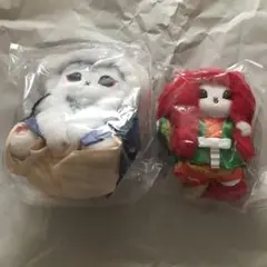 mofusand ぢゅの　歌舞伎にゃん　仔獅子　親獅子　2体セット