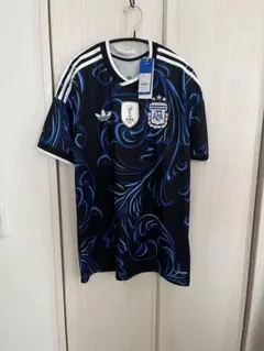アディダス正規品 アルゼンチン代表 メッシ アウェイユニ 4XL 色抜け