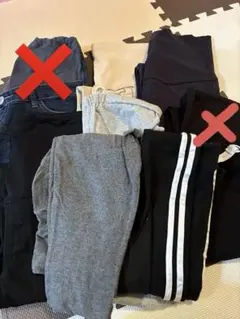 マタニティ ズボン、レギンス【6点セット】S、M