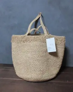 ヘレンカミンスキー ショルダー バッグ 斜め リング 輪っか ラフィア