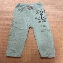 デニムダンガリー 七分丈スウェットパンツ