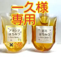 国産〈信州産〉天然はちみつ　新蜜【夏百花】【アカシア】2個 計3個各300g