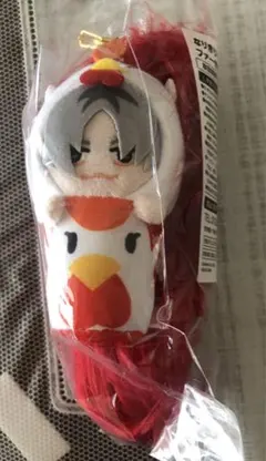 専用GLAYローソンコラボなりきりから揚げくん赤…TERU ファー付きマスコット