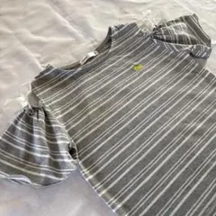 美品【120㎝】ikkaのフリル袖Tシャツ 通学 女の子