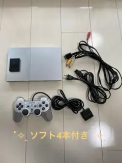 SONY PlayStation2 SCPH-90000 SS ＋ソフト4本