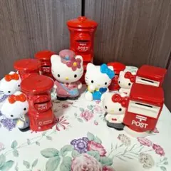ハローキティ 郵便ポスト 貯金箱まとめ売り　ピンクのキティ追加
