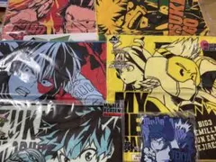 僕のヒーローアカデミア　一番くじ　タオル　ラバーコースター　セット