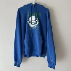 Champion パーカー L ブルー プリントロゴのサムネイル