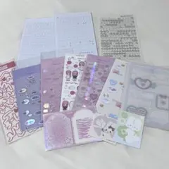韓国 シール mering アルファベット ステッカー セット