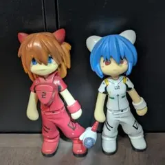 ぷちえヴぁ エヴァンゲリオン スーパーDXぬいぐるみ レイ アスカ
