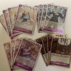 ワンピカード 師弟の絆 紫Rまとめ売り