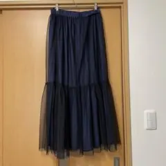 RIVE DROITE 【両面2WAYで着れる】チュールリバーシブルスカート38