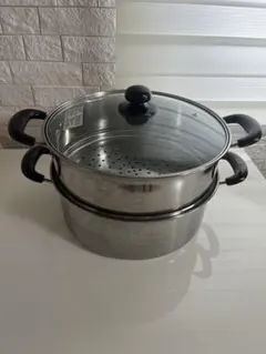VENCE 二段蒸し器 26cm ステンレス製のサムネイル