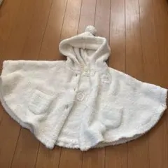 plage フード付きポンチョ 80-90