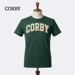 earth music&ecology CORBYロゴT F ダークグリーン