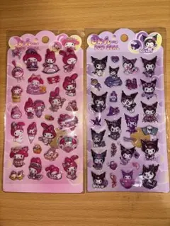 マイメロ/クロミちゃん　ぷくぷくシール 2シートセット