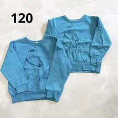 トレーナー スウェット 120 クマ くま 男の子 まとめ売り 兄弟 双子