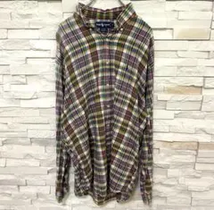 90s Ralph LaurenラルフローレンBLAIRE 長袖チェックシャツ
