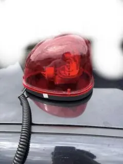 美品フラッシャークラウン覆面パトカー前赤集光灯パトライト小糸