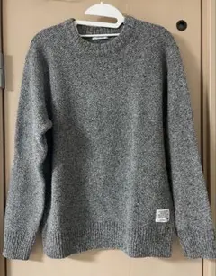 BAYFLOW グレー クルーネック ニットセーター