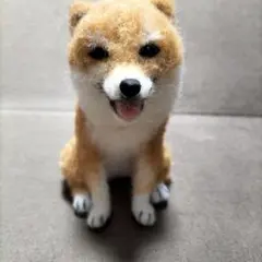 柴犬 羊毛フェルト