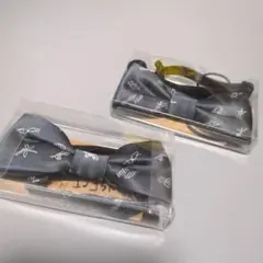 インセクトコレクション　蝶ネクタイ　モノグラム柄