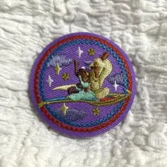 ディズニー アラジン 刺繍缶バッジ
