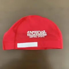 セントラルスポーツ　水泳帽子　赤　M