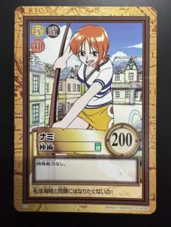 ワンピース ナミ 技カード 200 攻撃力 - メルカリ