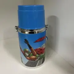 昭和レトロ　グレンダイザー アニメキャラクター 水筒 500ml 青色 昭和レトロ グレンダイザー アニメキャラクター 水筒 500ml 青色