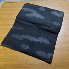 正絹絽生地名古屋帯黒のサムネイル