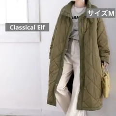 クラシカルエルフ リバーシブル 2wayキルティングコート モッズコートM