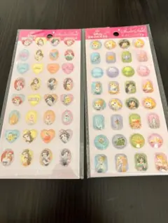 ディズニープリンセス シールセット 立体3D 正規品