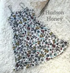 ハドソンハニー＊花柄キャミワンピース 花 フラワー 可愛い シアー夏