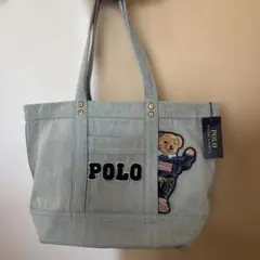 POLO テディベア刺繍 トートバッグのサムネイル