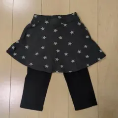 デビロック 星柄　スカッツ　 130　レギンス付きスカート