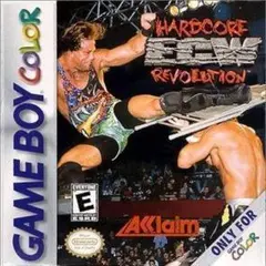 日本未発売 ● ECW　日本の ゲームボーイカラー でも遊べます　プロレス